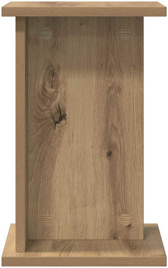 vidaXL Ανθοστήλη Ξύλινη Πράσινη 25x25.5x40.5εκ.