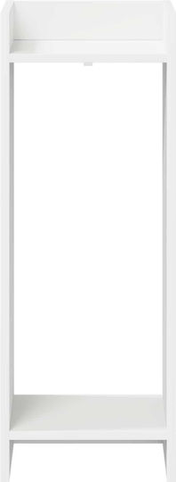 vidaXL Ανθοστήλη Ξύλινη Λευκή 30x30x80εκ.