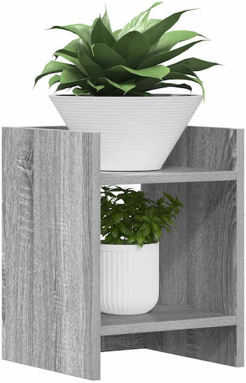 vidaXL Дървени Цветарници Сиви 30x30x40см 2бр