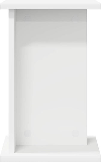 vidaXL Ανθοστήλη Ξύλινη Λευκή 25x25.5x40.5εκ.