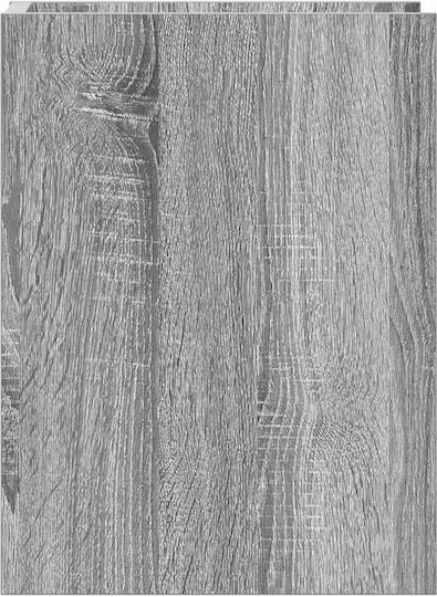 vidaXL Pflanzenturm Holz Grau 30x30x40cm