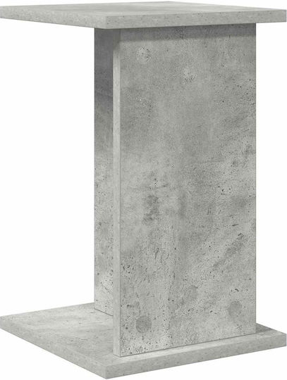 vidaXL Holz Pflanzenturm Grau 25x25,5x40,5cm 2 Stück