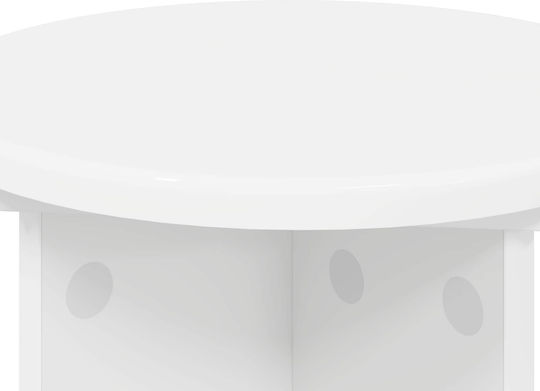 vidaXL Ανθοστήλες Ξύλινες Λευκές 29.5x29.5x40εκ. 2τμχ