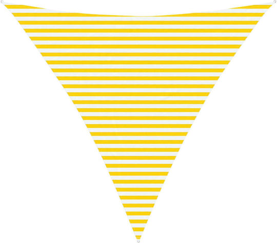 vidaXL Triangle Shade Sail White with PU Coating 4.5m