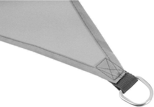 Saska Garden Triangle Shade Sail Gray 3x3x2m