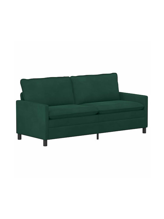 Doppelsitzer Samt Sofa Dunkelgrünes 196x81x87.5cm