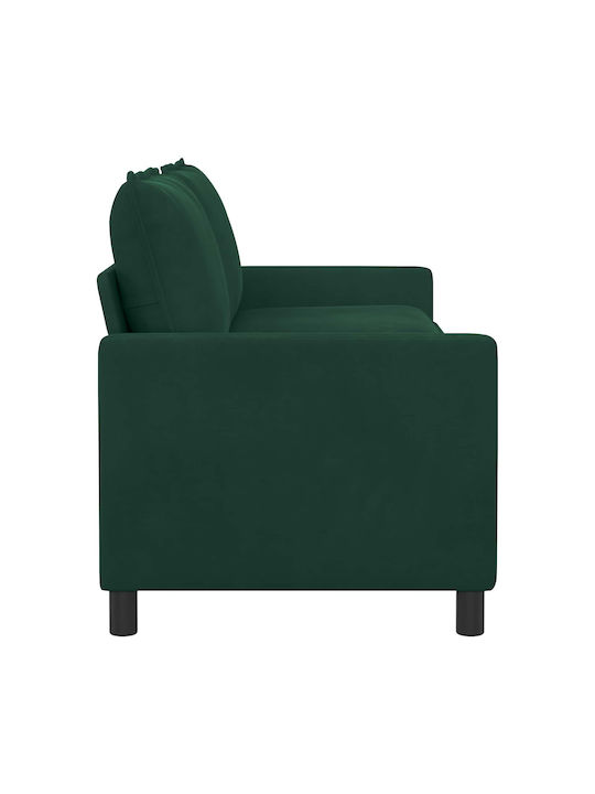 Doppelsitzer Samt Sofa Dunkelgrünes 196x81x87.5cm