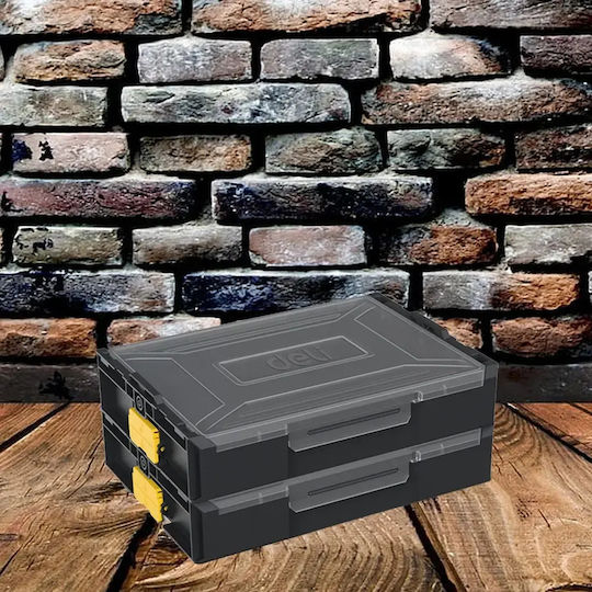 Deli Plastic Hand Tool Box 34x26x7cm