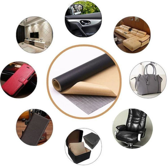 Reparații Din Piele Ecologică Autocolante Auto Adezive Mărime 50cm X 150cm Culoare Neagră Canapele Genți Jachete Scaune Auto Mobilier