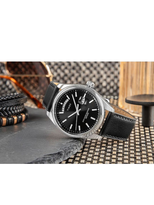 Timex Legacy Ρολόι Μπαταρίας με Μεταλλικό Μπρασελέ Timex Legacy Ρολόι Μπαταρίας με Μεταλλικό Μπρασελέ