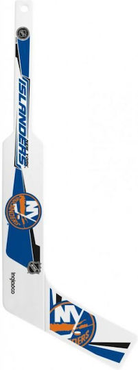 Inglasco Мини Nhl 531an000037 Пластмасов Вратарски Стик New York Islanders Бял Многоцветен