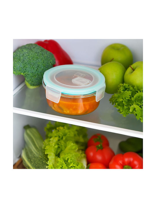 Relaxdays Set Cutii De Prânz Din Sticlă Transparente 6x14cm 6 Bucăți
