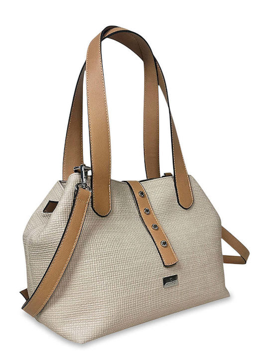 Women's Shoulder Bag Midi Beige