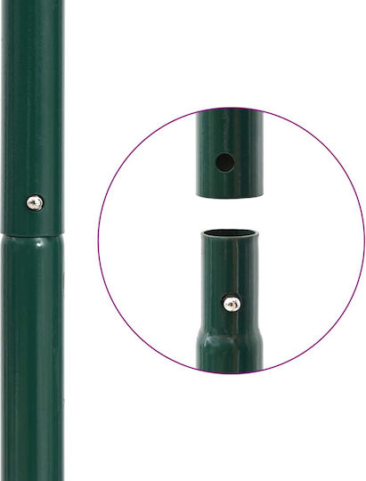 Vidaxl Lawn Roller Aeration Handles Green 127.5 x 44 cm