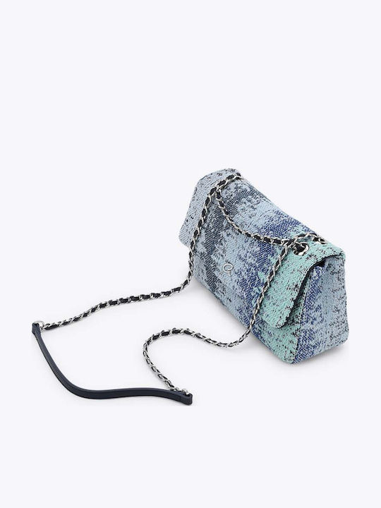 Straw Women's Shoulder Bag Blue