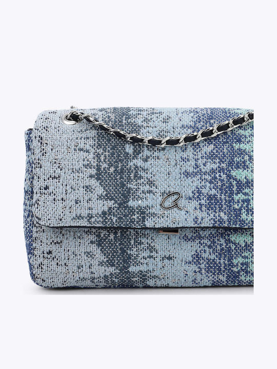 Straw Women's Shoulder Bag Blue