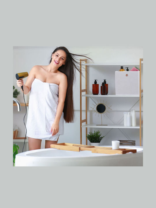 Relaxdays Υφασμάτινο Κουτί Αποθήκευσης Λευκό 30x30x30cm 4τμχ