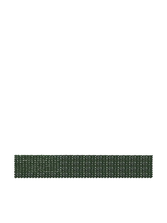 Vidaxl Folding Balcony Screen Leaves Dark Green