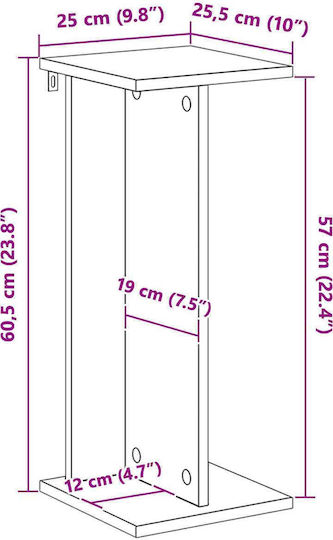 vidaXL Πιάτο Γλάστρας Πράσινο 60.5x25.5εκ. 899662