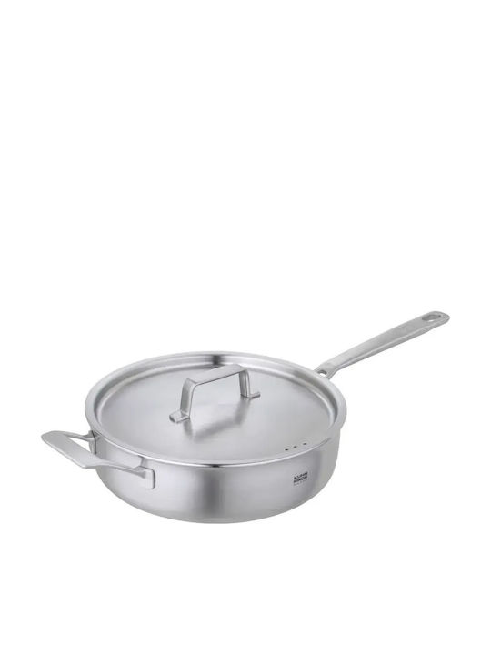 Kuhn Rikon Tigaie Sauté Culinary Fiveply Din Oțel Inoxidabil Cu Capac 28cm