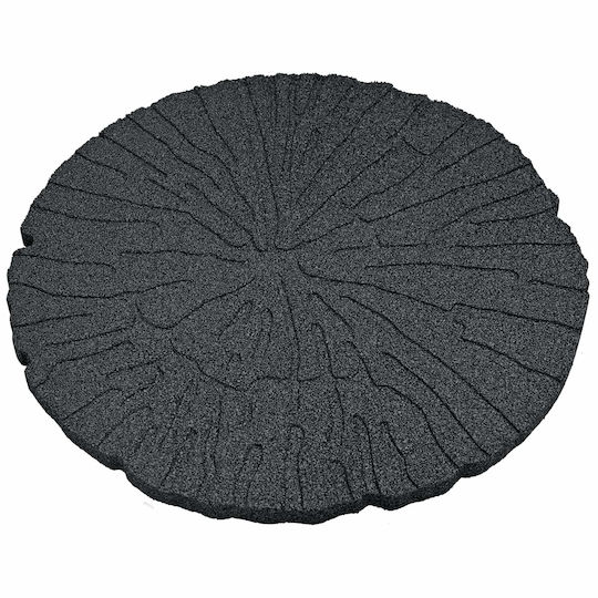 Step Stone 6 Pcs Black Ø 45 X 1.8 Cm Rubber 42030074 Black