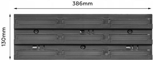 Prosperplast Durchbrochener Rücken 38.6x38.6cm 2Stück KBBS4013