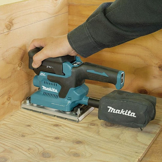 Makita DBO381ZU Παλμικό Τριβείο 18V Solo με Ρύθμιση Ταχύτητας και με Σύστημα Αναρρόφησης