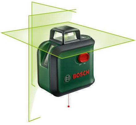 Bosch AdvancedLevel 360 Αυτορυθμιζόμενο Γραμμικό Αλφάδι Laser Πράσινης Δέσμης 1.5V με Εύρος Εργασίας 24m