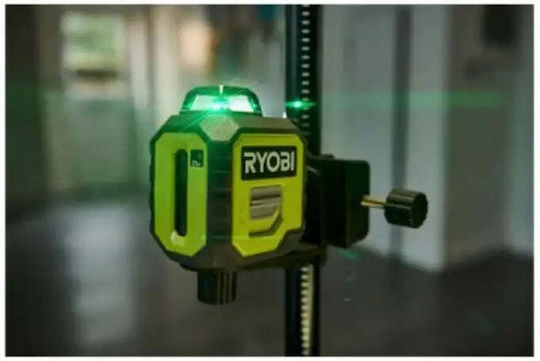 Ryobi RB360GLL-K Rotierend Laser-Wasserwaage Grüner Strahl mit Arbeitsbereich 25m