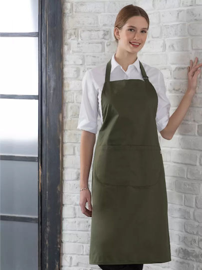 Giblor's Ποδιά Barista / Bartender Ολόσωμη Zante Χακί