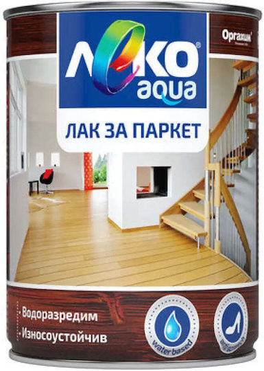 Leko Βερνικόχρωμα Νερού Aqua 0.7lt Colorless Γυαλιστερό