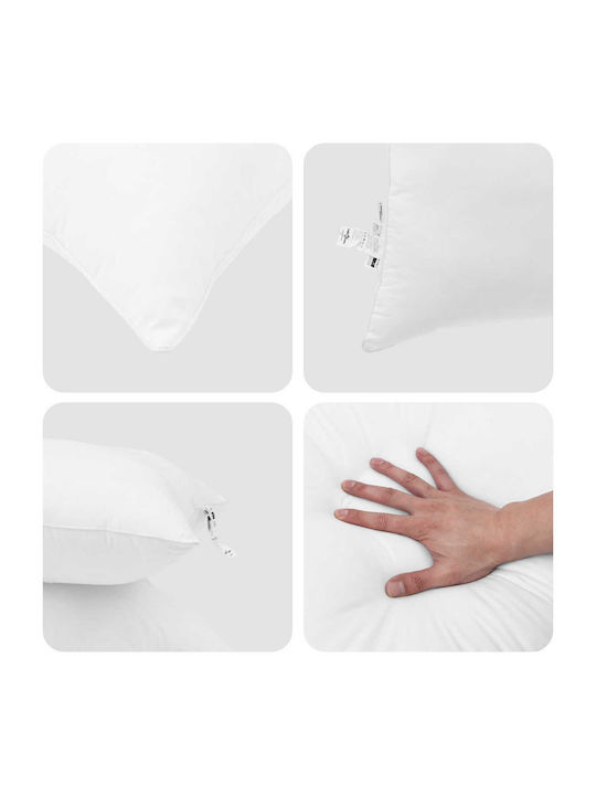 vidaXL Задайте Одеяло Кинг сайз 260x220см. Бял