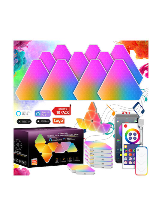 Qova Smart Decorative LED RGBIC Table Lamp 10pcs 12.8x2.8cm