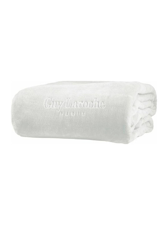 Guy Laroche Smooth Velvet Double Blanket 220x240cm Natural