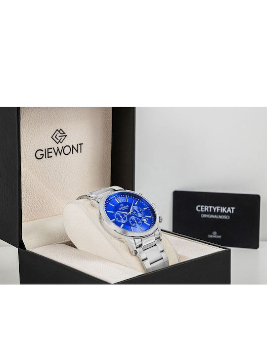 Giewont Battery Watch with Metal Bracelet