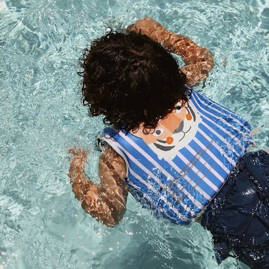 Детски Спасителен Жилет Sunnylife Tino Tiger Син 3-6 Години
