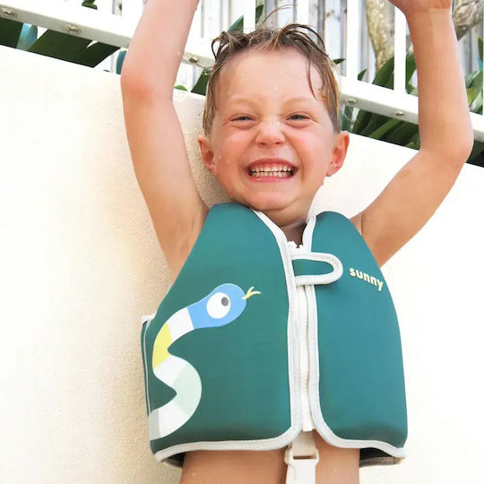 Kids' Swimming Vest Sunnylife Into Jungle Green 2-3 Years