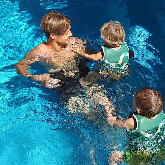Kids' Swimming Vest Sunnylife Into Jungle Green 2-3 Years