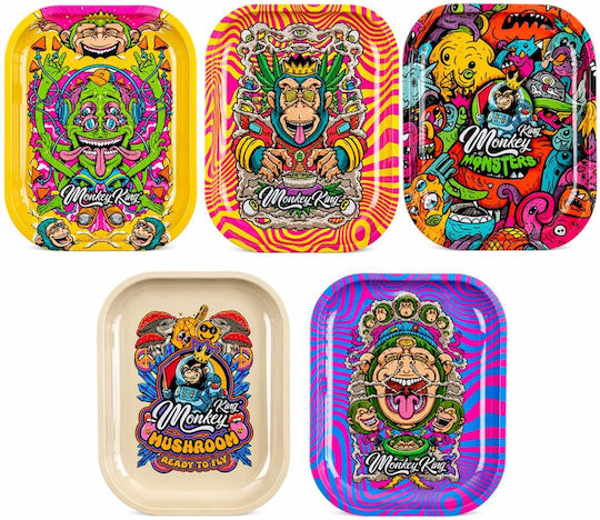Monkey King Rolling Tray 180mm Λευκό