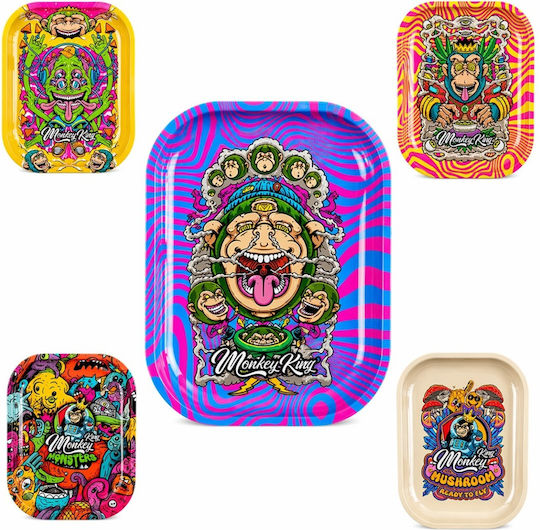 Monkey King Rolling Tray 180mm Λευκό