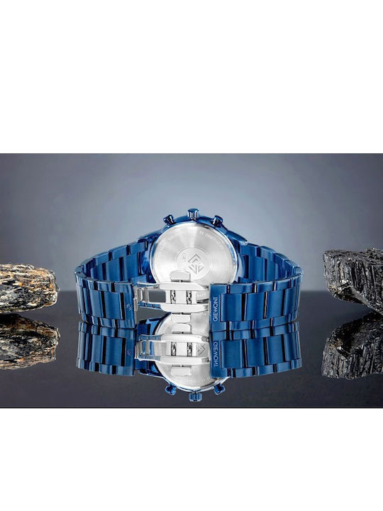 Giewont Battery Watch with Metal Bracelet