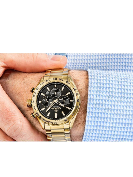 Giewont Battery Watch with Metal Bracelet