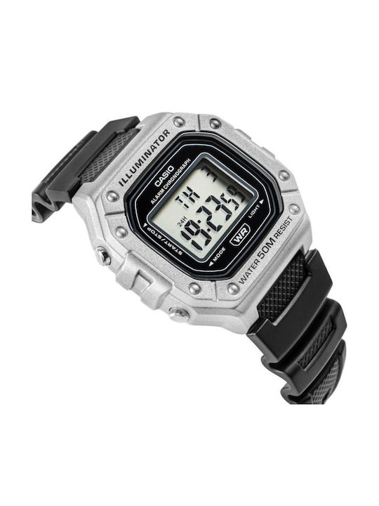 Casio Ρολόι Μπαταρίας με Καουτσούκ Λουράκι