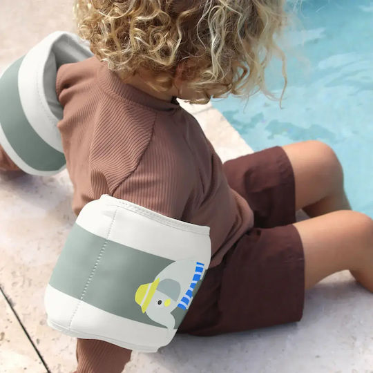 Kids Schwimmflügel Elefanten Eli Elephant Grün Streifen