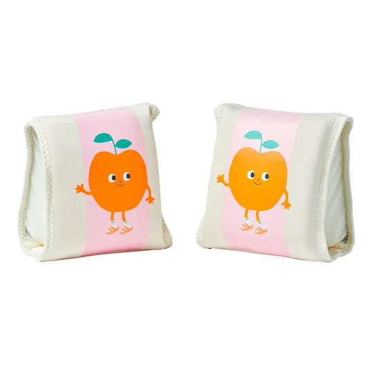 Μπρατσάκια Ροδάκινα Kids Floaties Poppy Peach Pink Stripe
