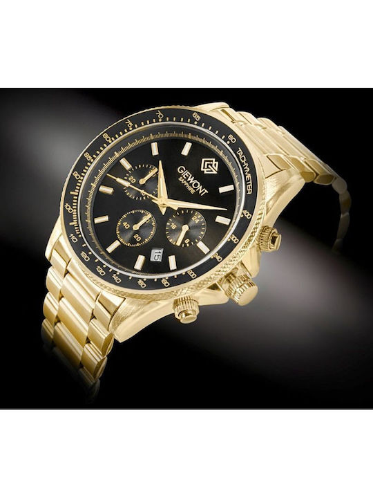 Giewont Battery Watch with Metal Bracelet