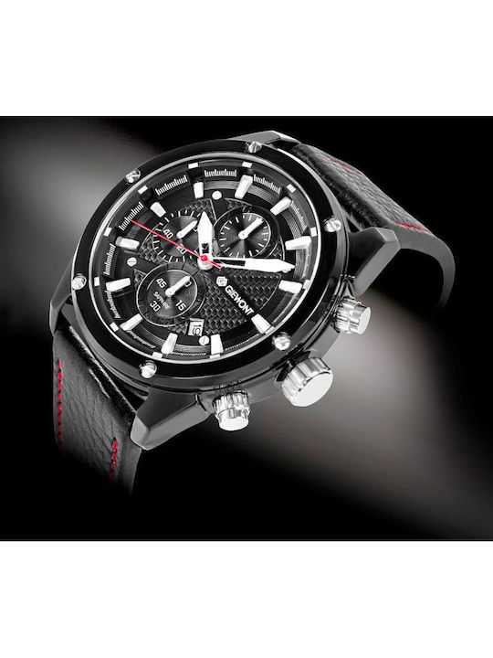 Giewont Battery Watch with Leather Strap