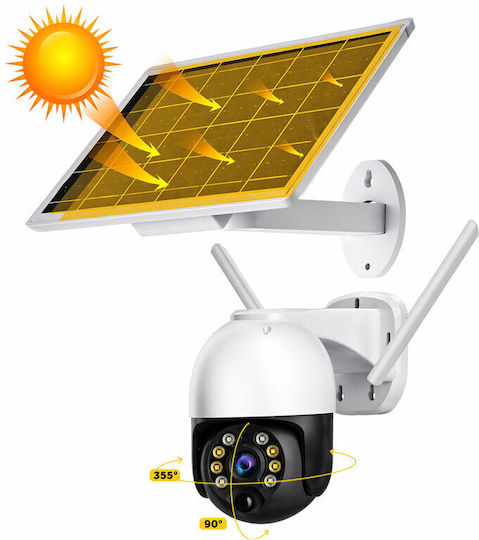 Jortan JT-8181XM IP Κάμερα Παρακολούθησης Wi-Fi Αδιάβροχη Μπαταρίας