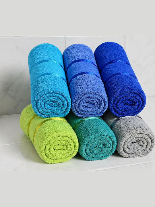 Kotonia Home Prosop De Față 50x90cm Multicolor 6 Bucăți Greutate 400gr/m²