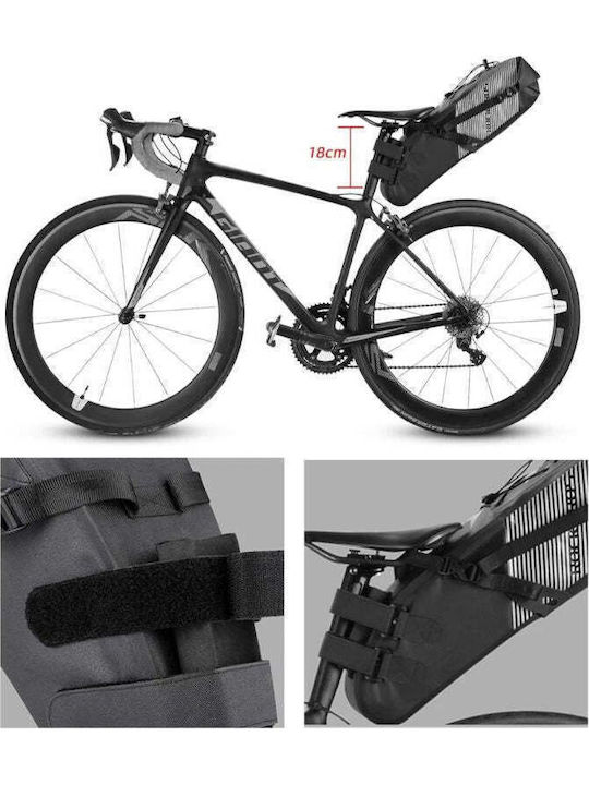 Rockbros Rockbros Fahrradtasche Satteltaschen 10lt Schwarz